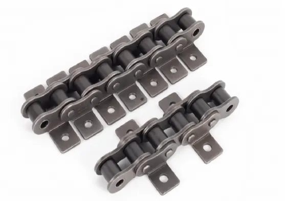 Short Pitch Roller Chain with Attachments